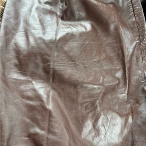 Leather Ralph Lauren size 4 skirt